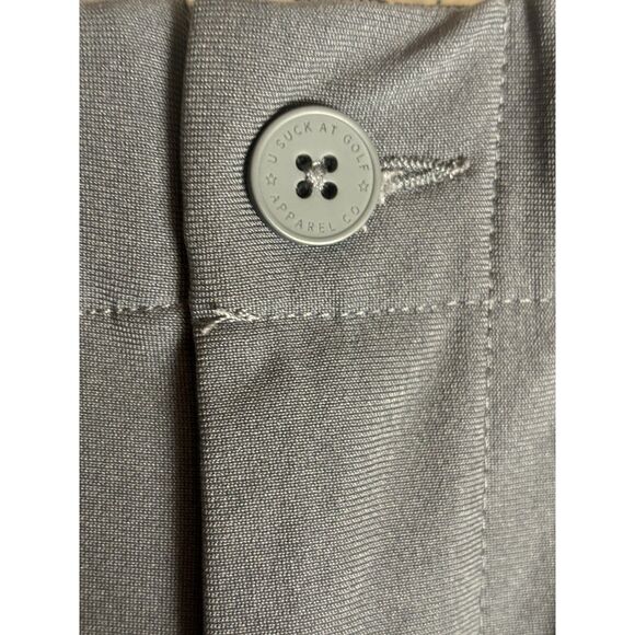 U Suck At Golf Pants USAG Mens 40x30 Grey Golf Sweats - Picture 7 of 9
